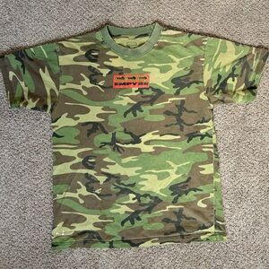 Empyre Ant Logo Green Camo Boxy T-Shirt | Medium (Fits Large)